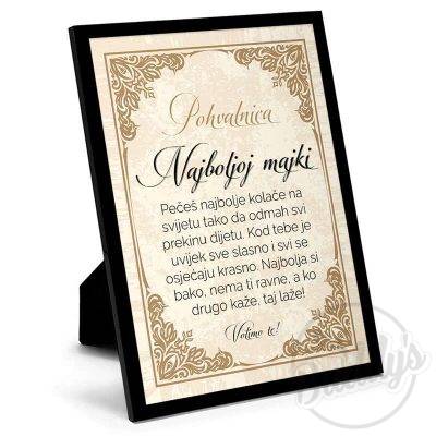 Pohvalnica Majki - Buddy's